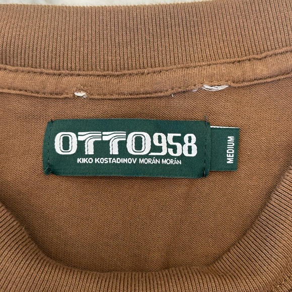 Men's Otto 958 Kiko Kostadinov Squealer LS Tee in Brown, Size M - Picture 4 of 7